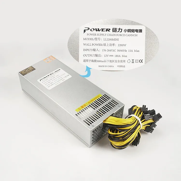 Miner Spare Parts Lianli 2000W Power Supply 2200W Miner PSU for Miner Antminer Ready to Ship