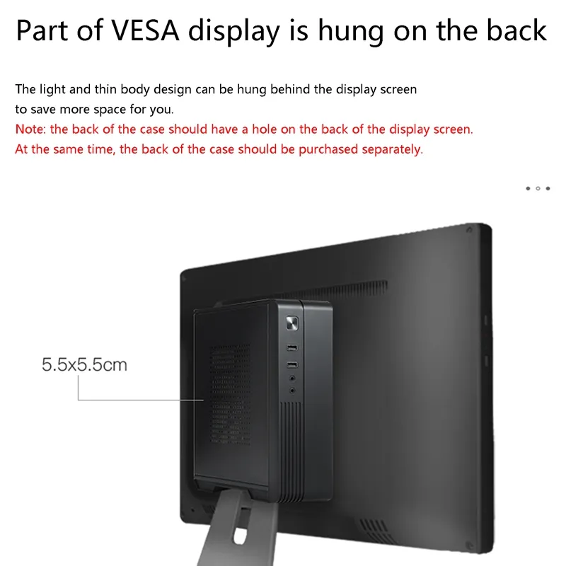 Mini Itx Computer PC Case HTPC Host Chassis USB2.0 Itx Enclosure Industrial Control Chassis for Office Business