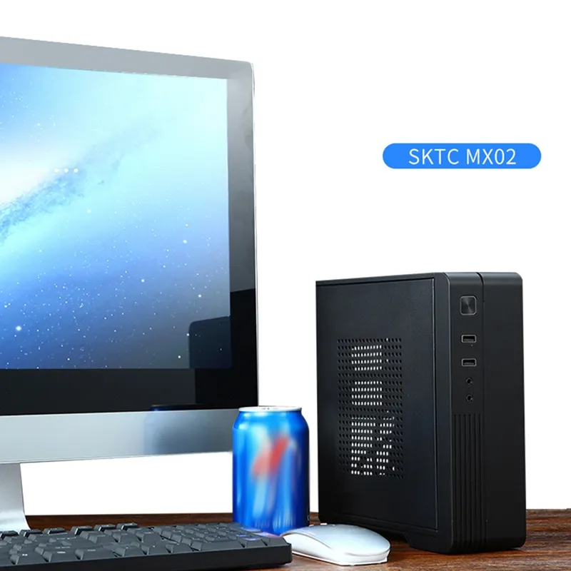 Mini Itx Computer PC Case HTPC Host Chassis USB2.0 Itx Enclosure Industrial Control Chassis for Office Business