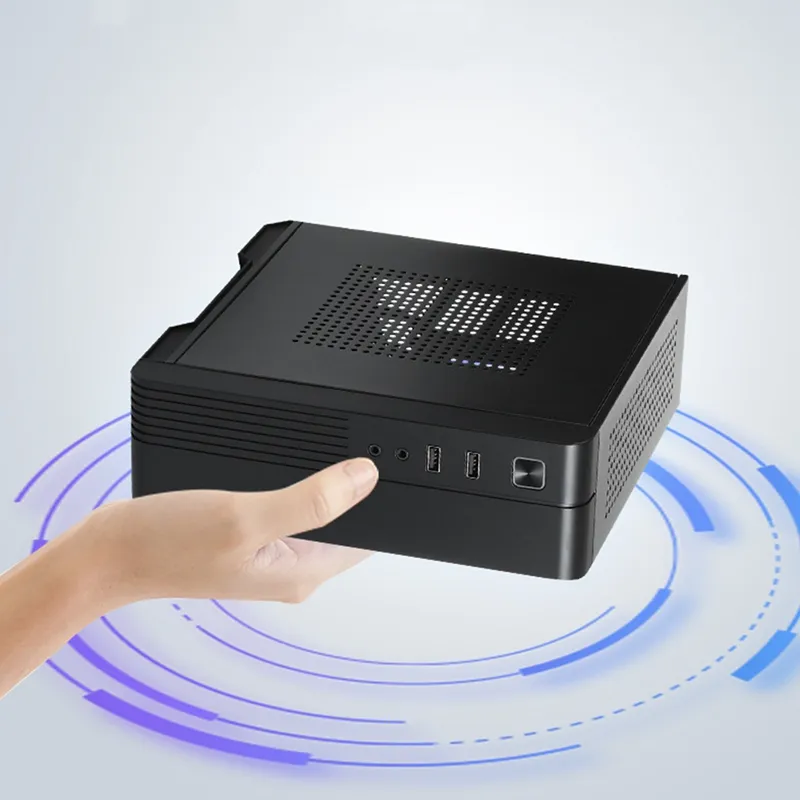 Mini Itx Computer PC Case HTPC Host Chassis USB2.0 Itx Enclosure Industrial Control Chassis for Office Business