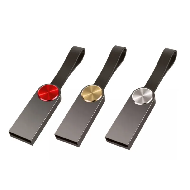 Mini Metal Hanging Portable USB Flash Drive with Customized Logo