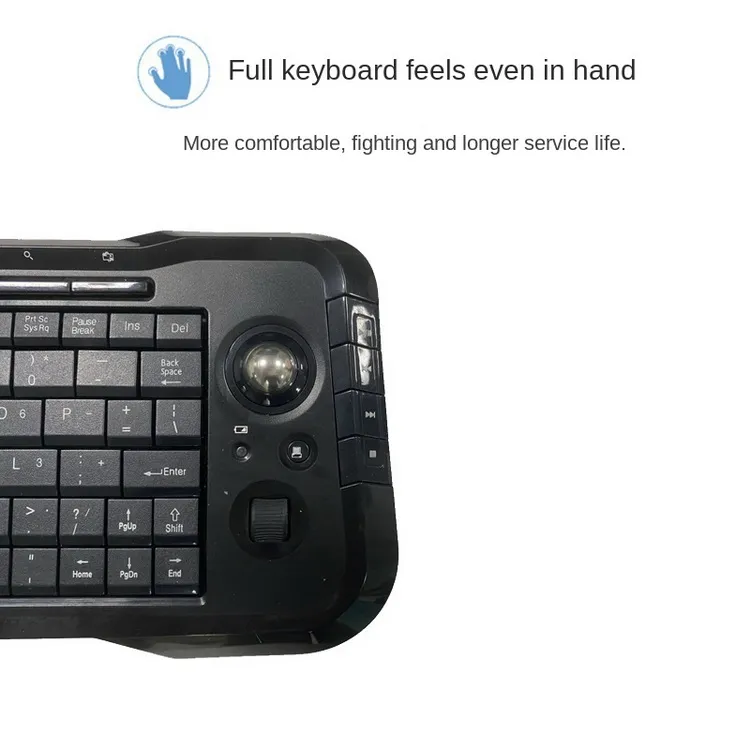 Newest Products G15 Teclado Mecanico Wireless Handheld Gaming Mechanical Keyboard with Track Ball