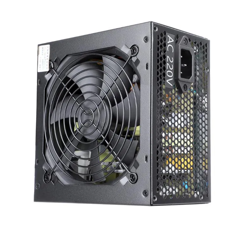 OEM 80 Plus Power Supply PC 600W 700W SMPS PSU with RGB Fan
