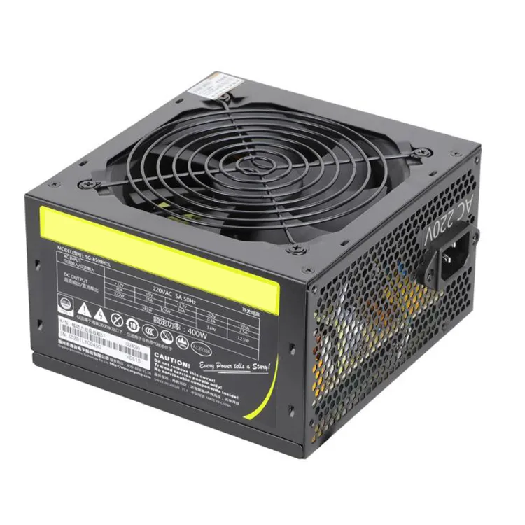 OEM 80 Plus Power Supply PC 600W 700W SMPS PSU with RGB Fan