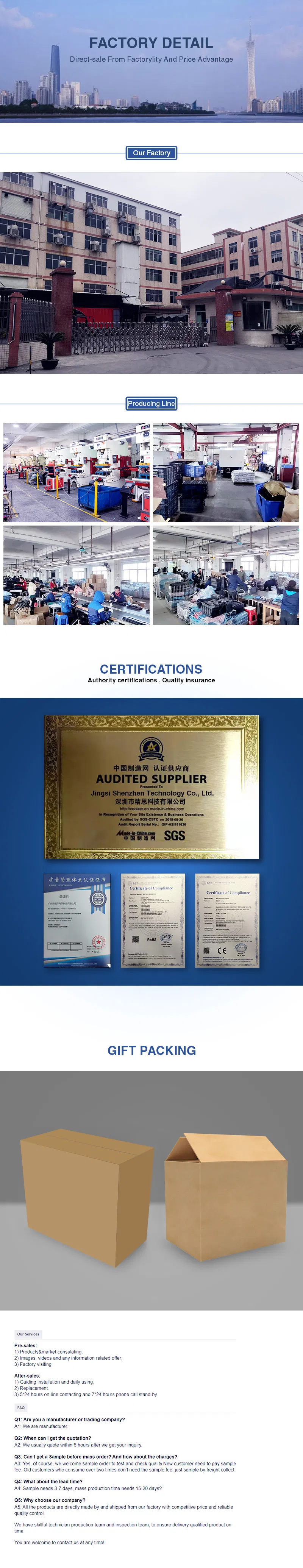 OEM 80 Plus Power Supply PC 600W 700W SMPS PSU with RGB Fan