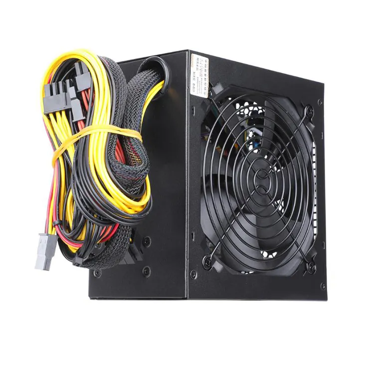 OEM 80 Plus Power Supply PC 600W 700W SMPS PSU with RGB Fan