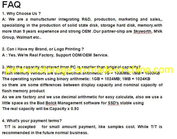 OEM TF Card SD Card Memory USB Flash Drive