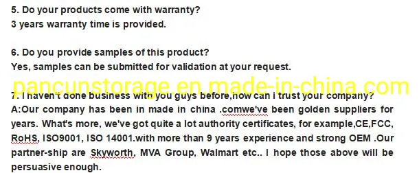 OEM TF Card SD Card Memory USB Flash Drive