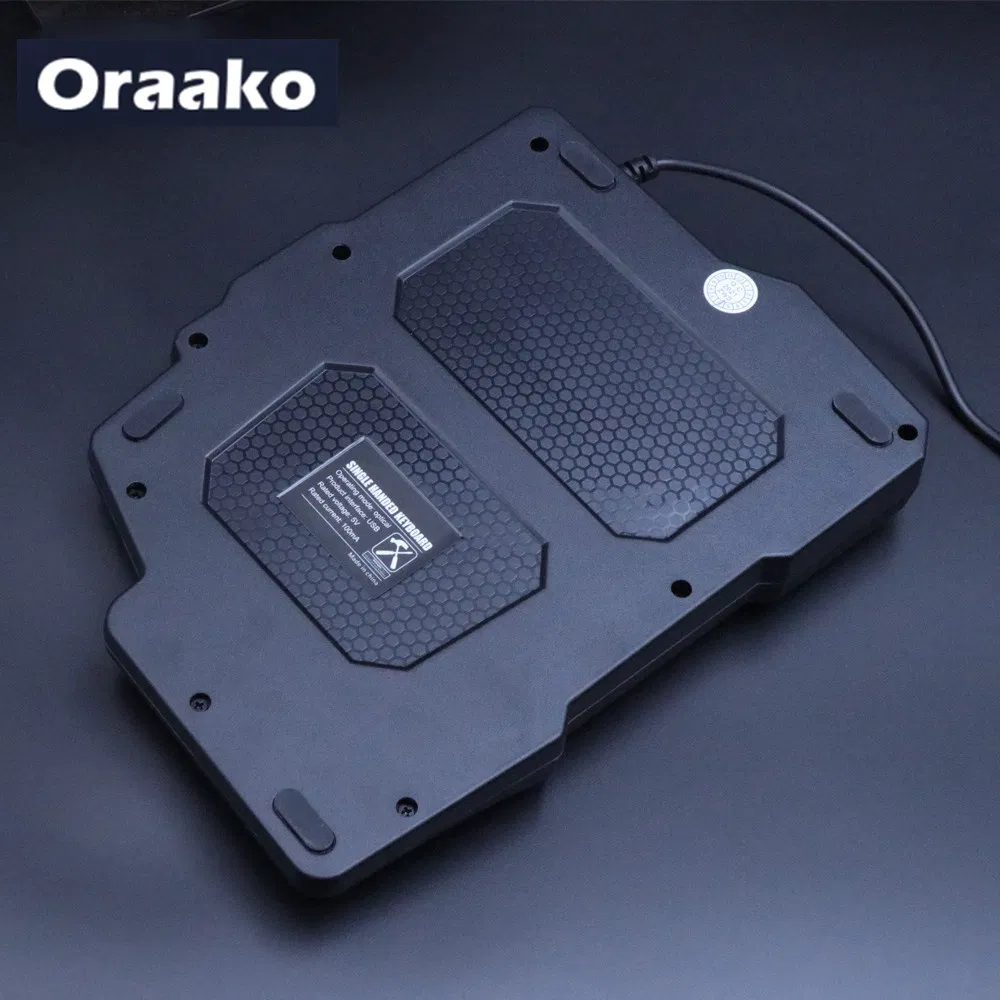 One Handed Gaming Keyboard Three Clour Light Cheap Gaming Keyboard Black Mini Gaming Keyboard