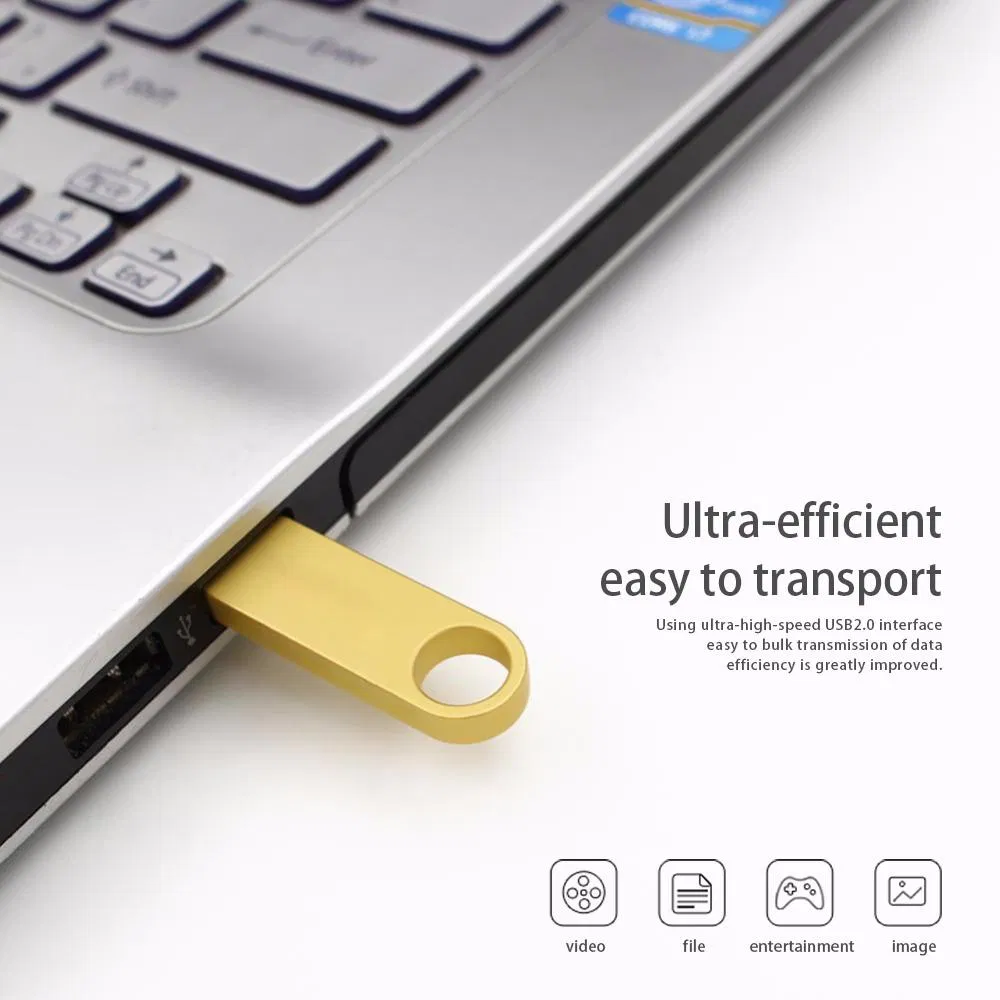 Original USB Flash Drive for HP Laptop PC 16GB 32GB 64GB 128GB Metal Pendrive on Key Chain Memory U Stick