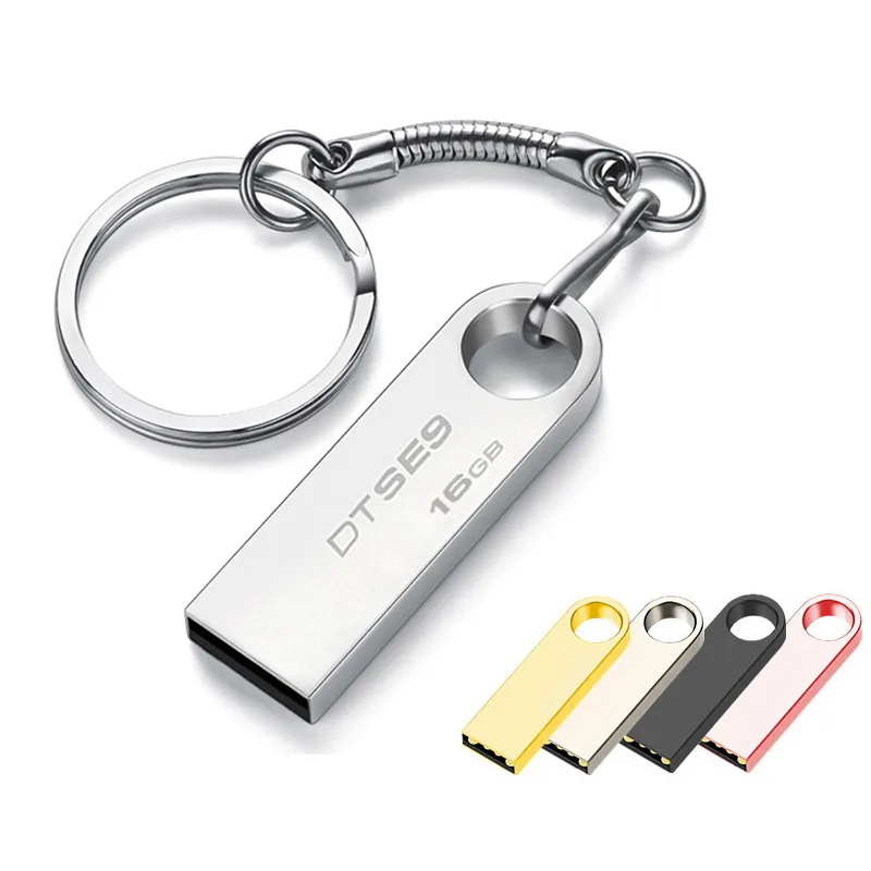 Original USB Flash Drive for HP Laptop PC 16GB 32GB 64GB 128GB Metal Pendrive on Key Chain Memory U Stick