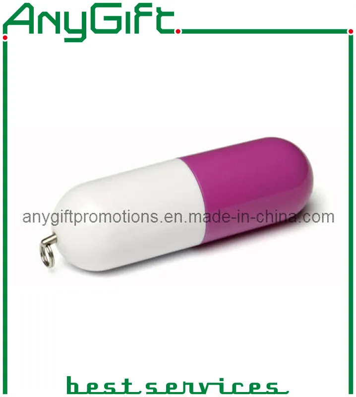 Pill-Shaped USB Key with Customized Color 02