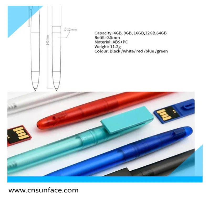 Plastic Cheap Pen Shape USB Flash Memory