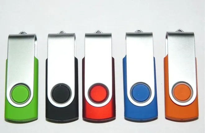 Popular USB Drive Swivel/Rotating Metal+ABS Memory Stick U-Disk