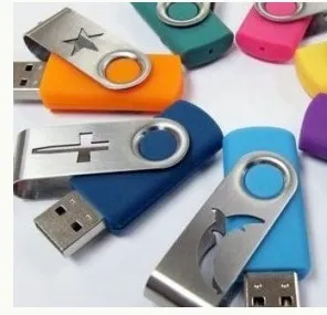 Popular USB Drive Swivel/Rotating Metal+ABS Memory Stick U-Disk