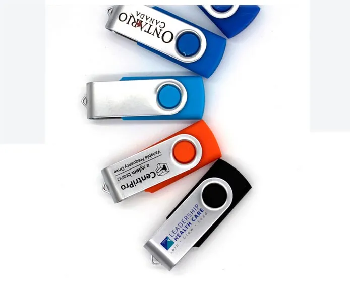 Promotional Items 2GB / 4GB / 8GB / 16GB / 32GB Metal Swivel USB Flash Memory Drive for Computer