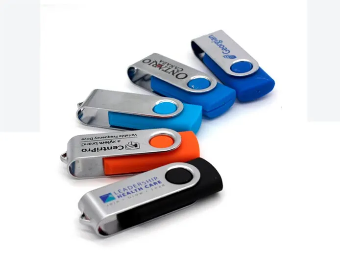 Promotional Items 2GB / 4GB / 8GB / 16GB / 32GB Metal Swivel USB Flash Memory Drive for Computer