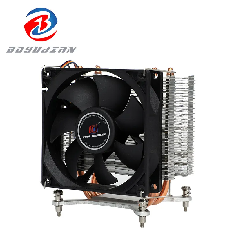 Radiator Desktop Computer Air Cooling CPU Fan 1151 1150 Double Copper Tube 775AMD1155 Mute 2011