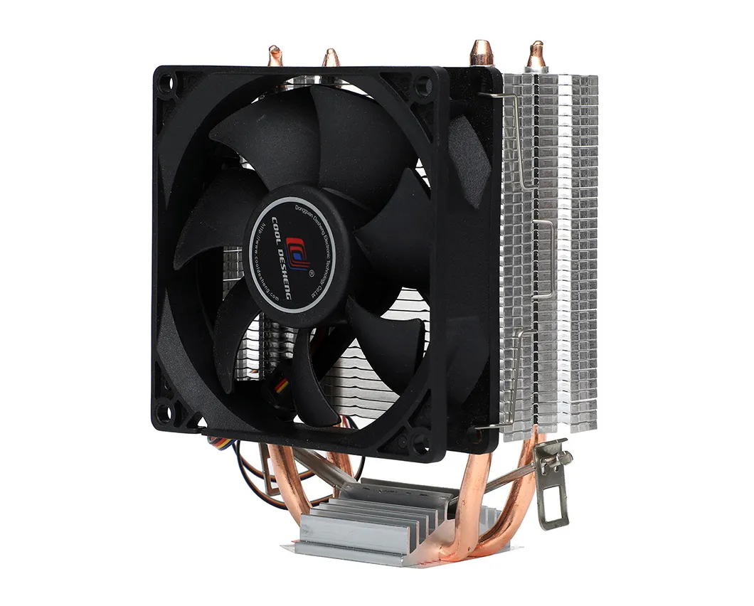 Radiator Desktop Computer Air Cooling CPU Fan 1151 1150 Double Copper Tube 775AMD1155 Mute 2011
