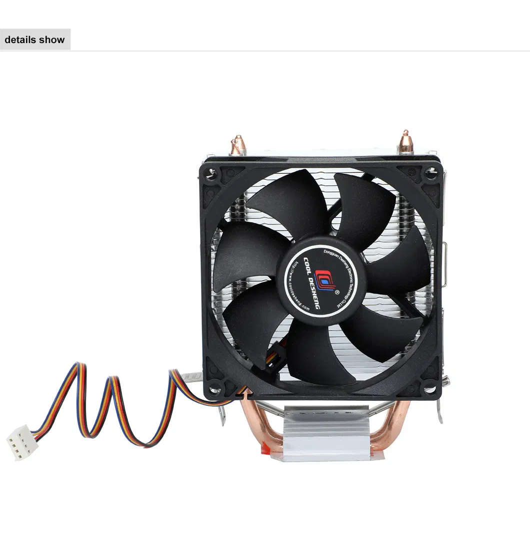 Radiator Desktop Computer Air Cooling CPU Fan 1151 1150 Double Copper Tube 775AMD1155 Mute 2011