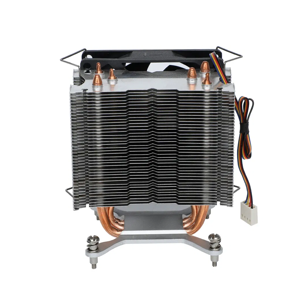 Radiator Desktop Computer Air Cooling CPU Fan 1151 1150 Double Copper Tube 775AMD1155 Mute 2011