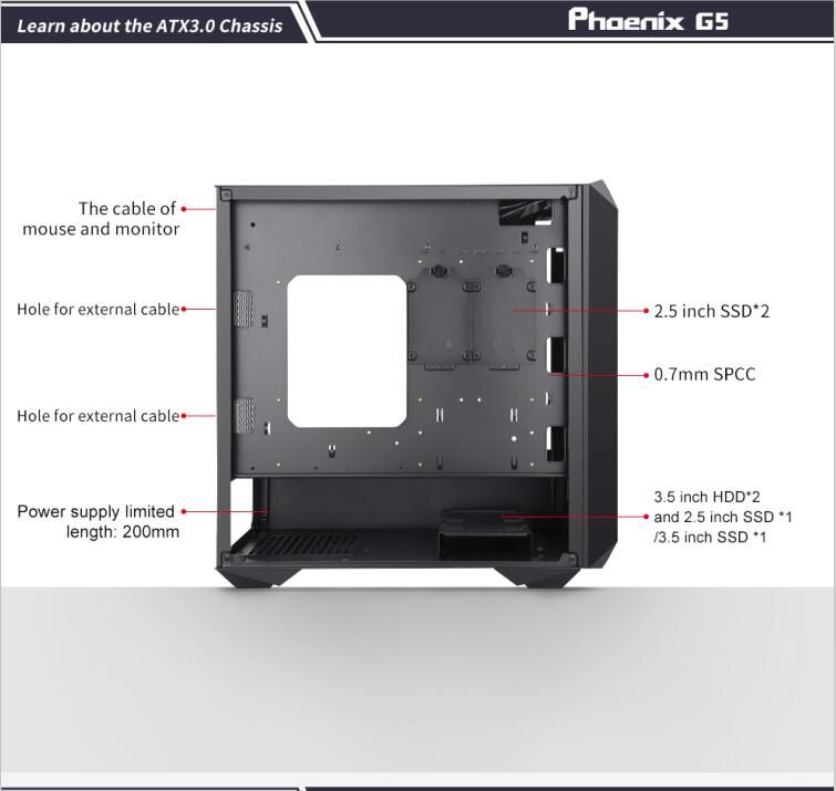 Segotep Export China Gaming Computer Case Suppliers, ATX Meshes Front Gaming Computer Chassis