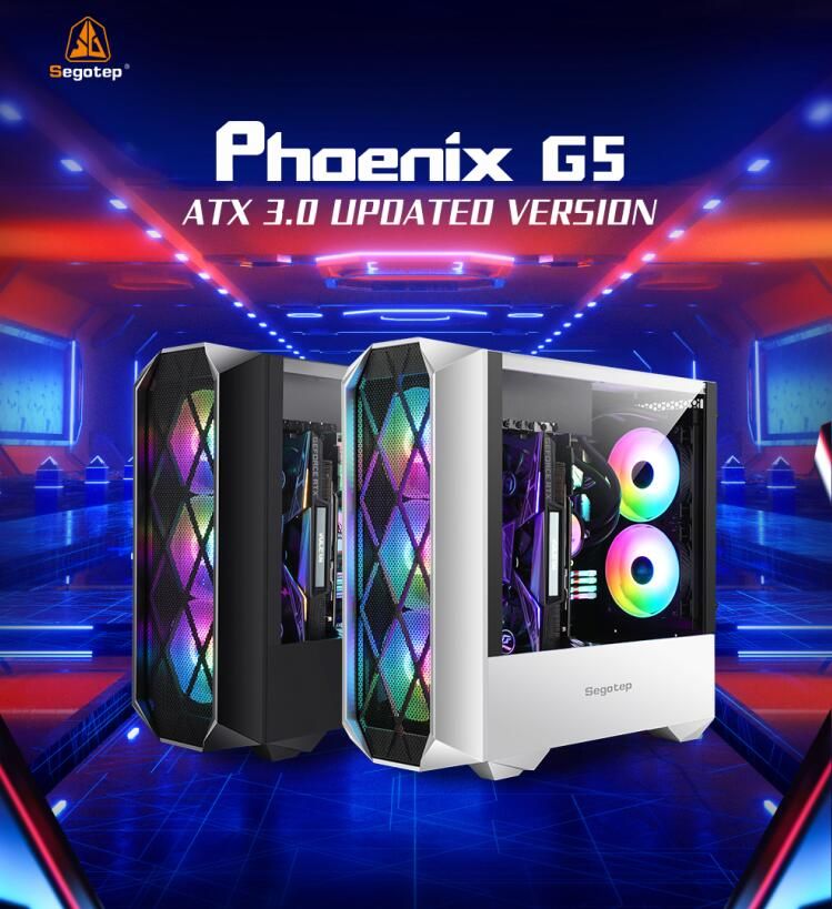 Segotep Export China Gaming Computer Case Suppliers, ATX Meshes Front Gaming Computer Chassis