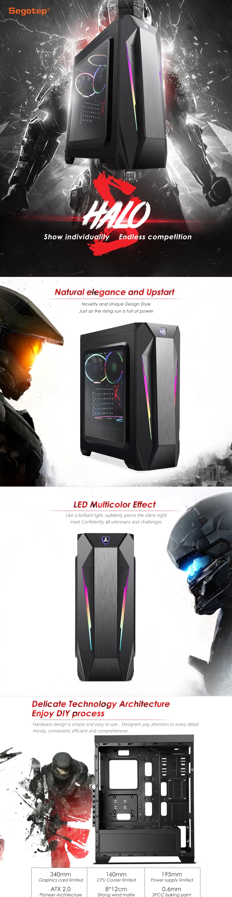 Segotep Halo8 Computer Gaming Case