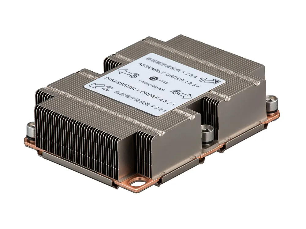 Standard 205W Intel Fclga 3647 Narrow Ilm Server CPU Cooler