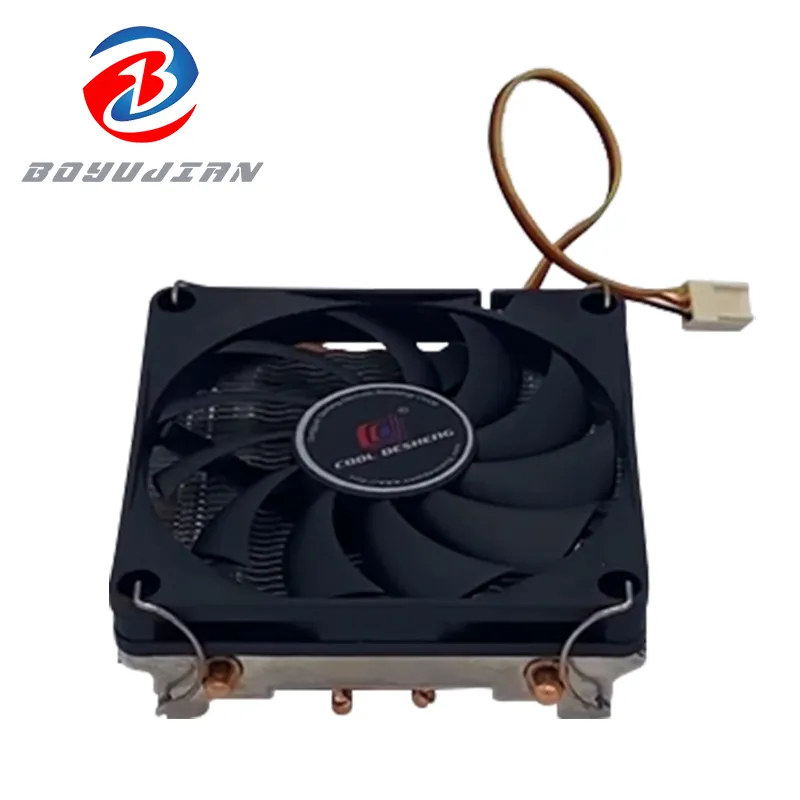 Support Custom 2 Heat Pipe CPU Radiator 1151 Air-Cooled 2011 Mute 1155AMD Desktop Computer CPU Fan I5