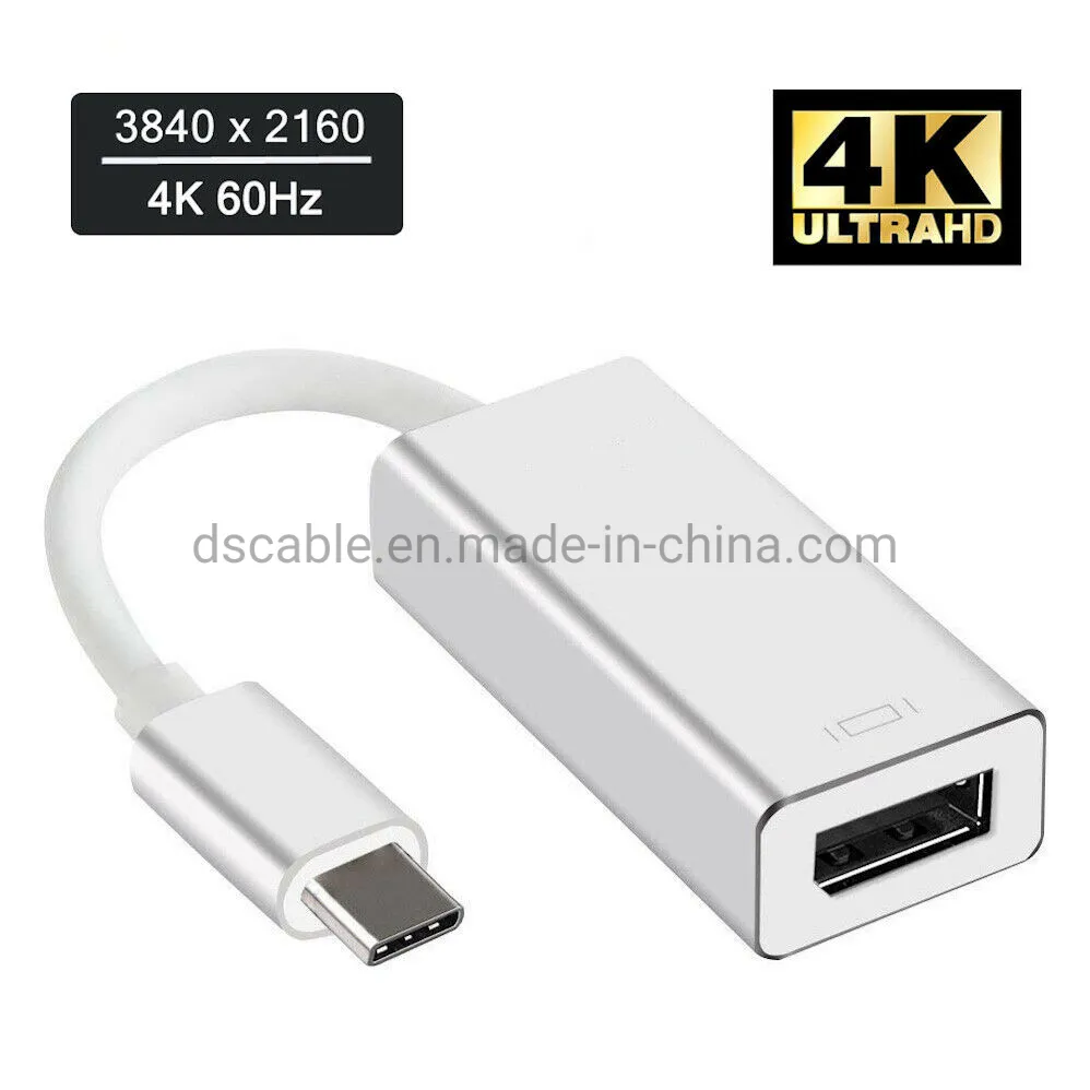 Thunderbolt 3 USB-C to Displayport Converter 4K 60Hz Standard Dp Type-C Adapter