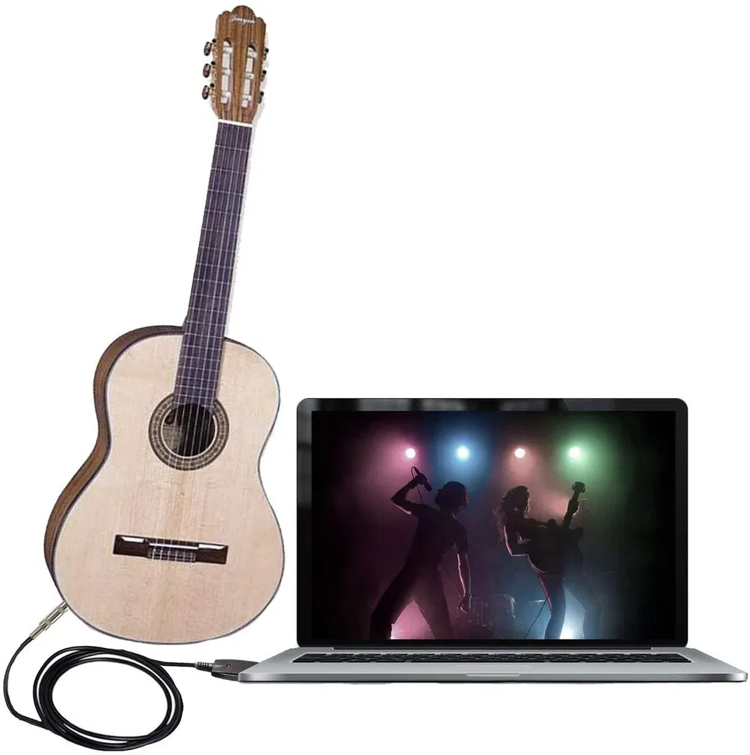 USB Electric Guitar Cable USB 2.0interface Male to 6.35mm Cable