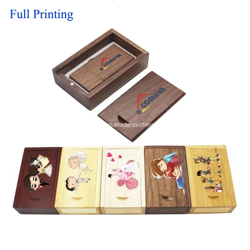 Wedding Gift USB Stick Customized Logo Personal USB Pen Drive 16GB 32GB 64GB Wood USB Flash Drive