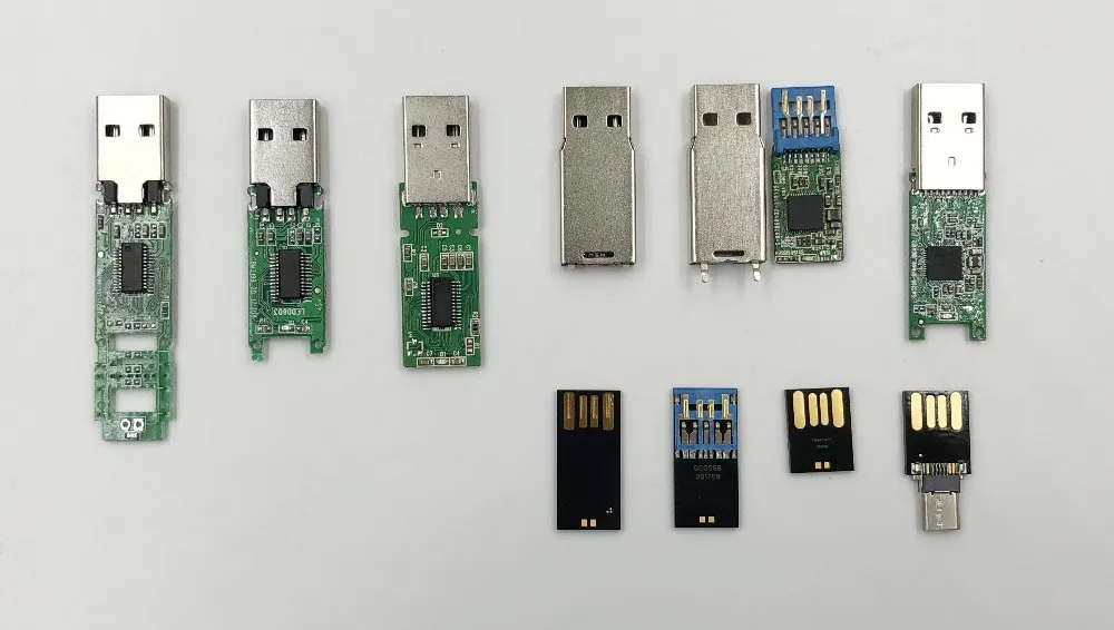 Wholesale High Quality Branded 2.0 3.0 1GB 2GB 4GB 8GB 13GB 32GB 64GB 128GB Micron Memory USB Flash Drive PCBA