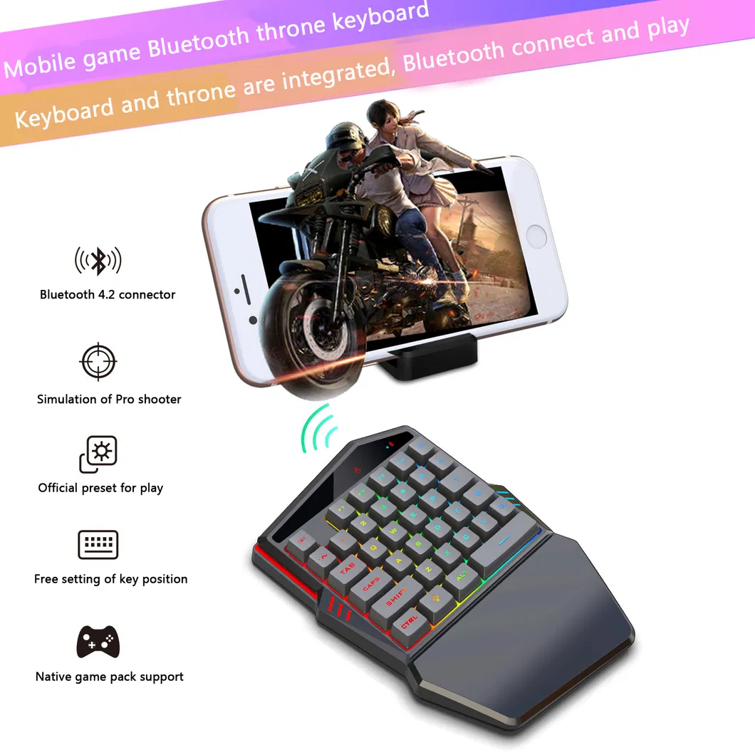 Wireless Bluetooth Mobile Game 35keys Mechanical Keyboard for Laptop PC