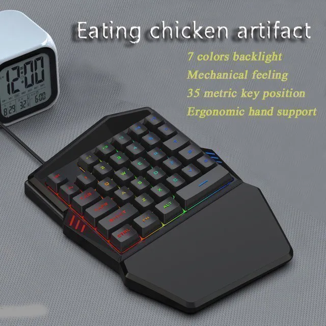 Wireless Bluetooth Mobile Game 35keys Mechanical Keyboard for Laptop PC