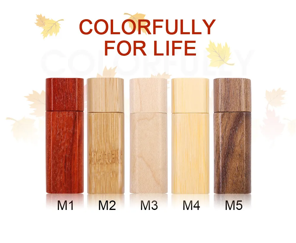 Wooden USB Flash Drive Pendrive USB Stick Pen Drive 4GB 8GB 16g 32GB USB 2.0 Memory Stick