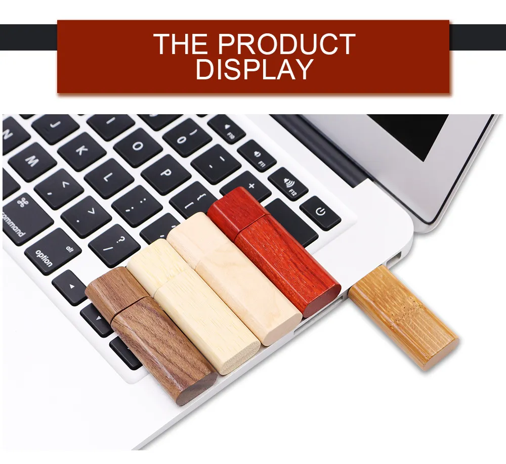 Wooden USB Flash Drive Pendrive USB Stick Pen Drive 4GB 8GB 16g 32GB USB 2.0 Memory Stick